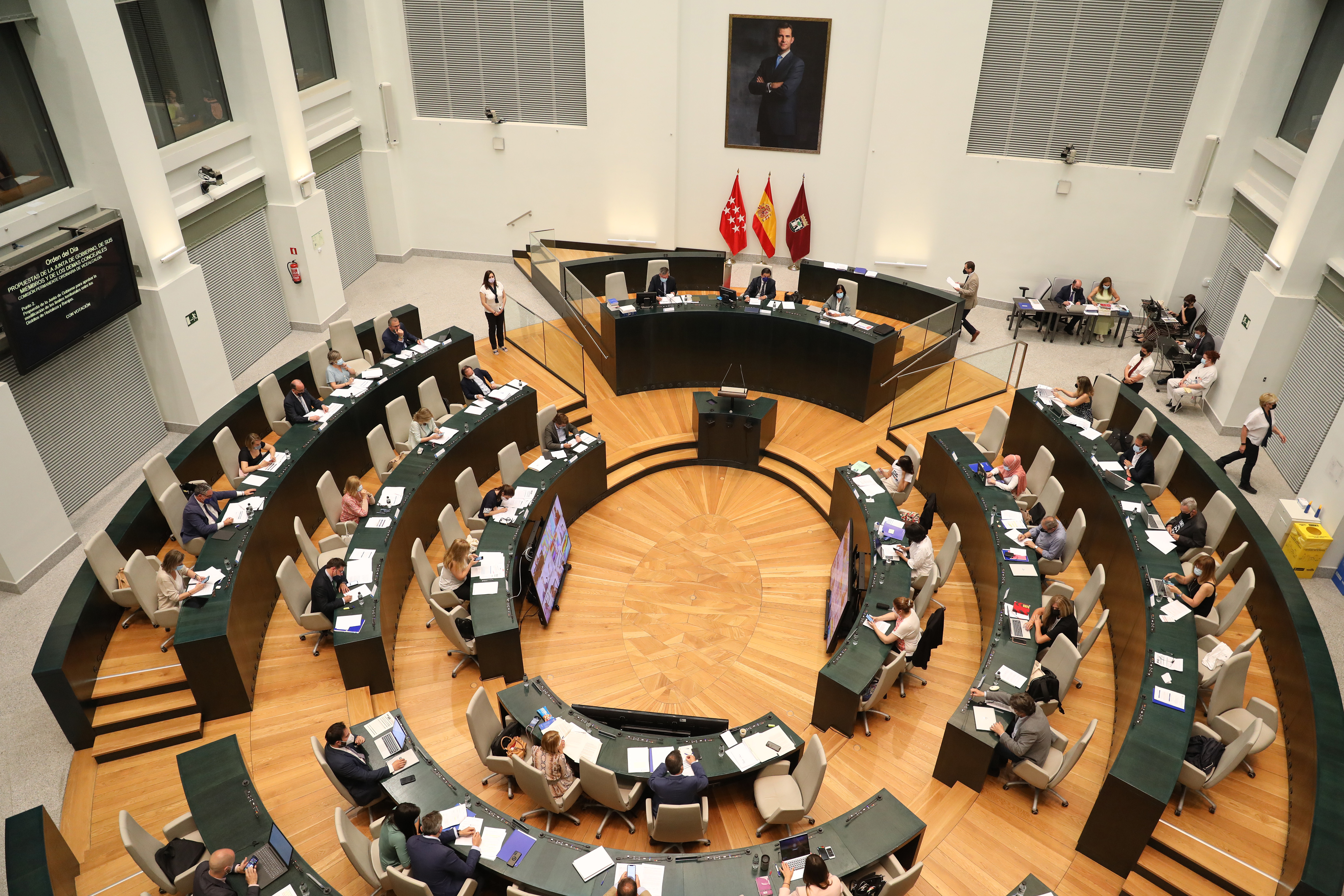 El Pleno del Ayuntamiento aprueba los nuevos límites entre los distritos de Barajas y Hortaleza